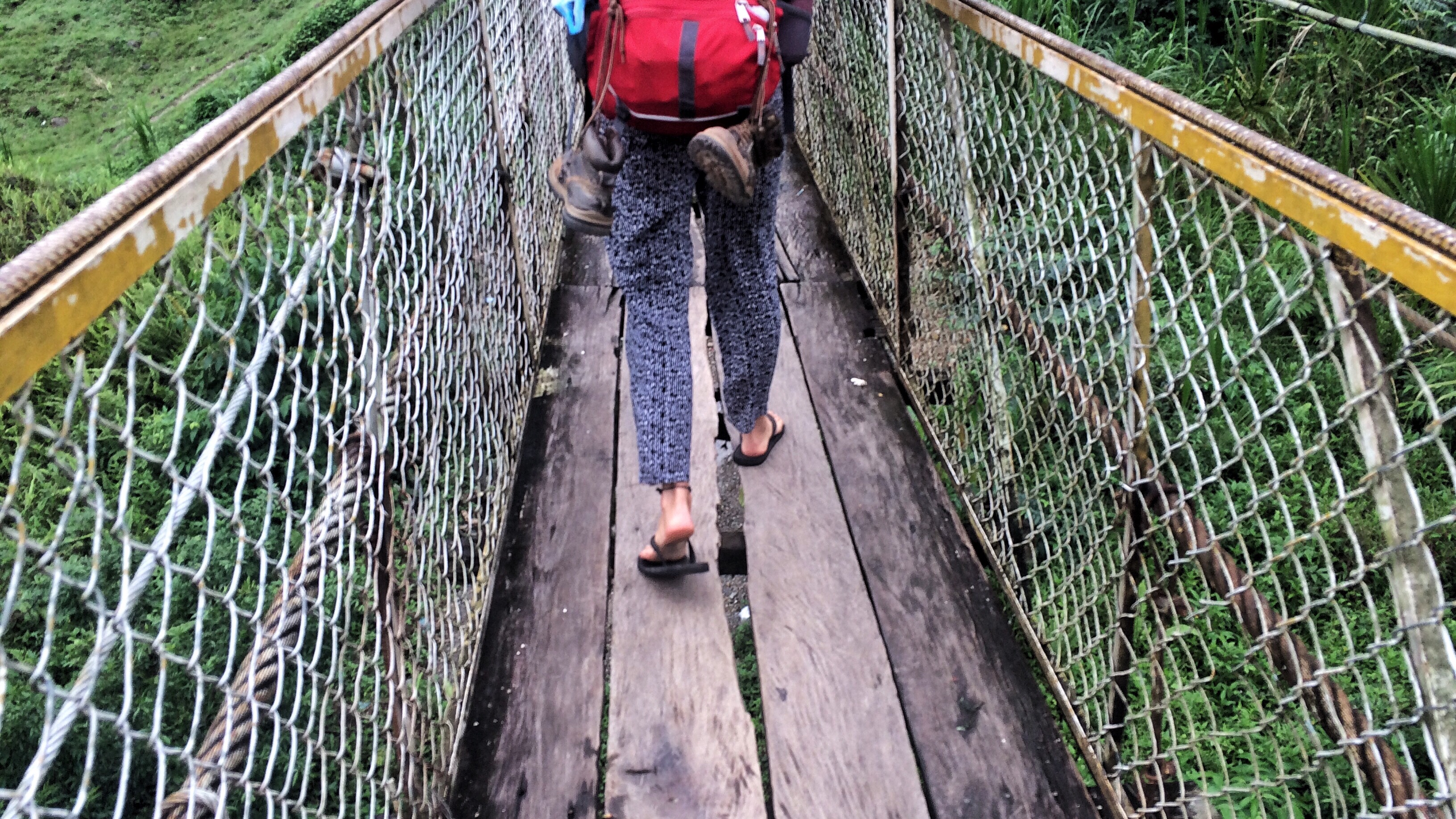  Just don't look down.