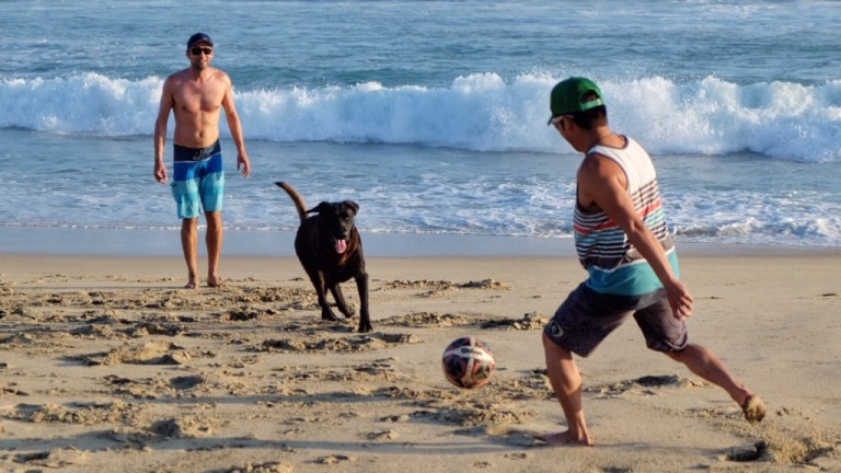 He kills them all dead.